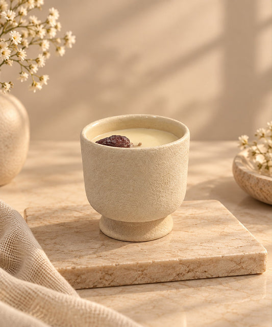 Crystal Ceramic Candle