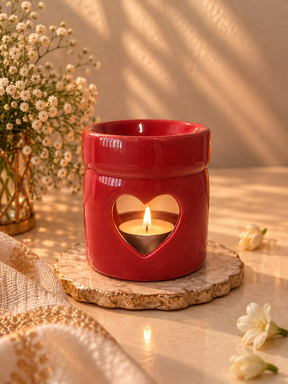 Ceramic Heart Shaped Aroma Diffuser