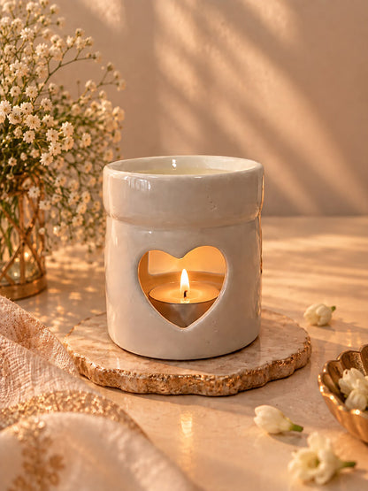 Ceramic Heart Shaped Aroma Diffuser