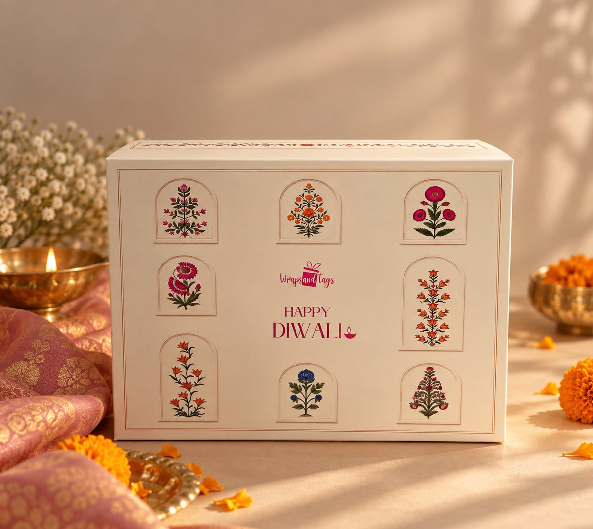 The Floral Jharokha Slider Box