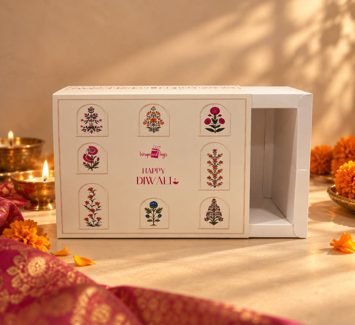 The Floral Jharokha Slider Box