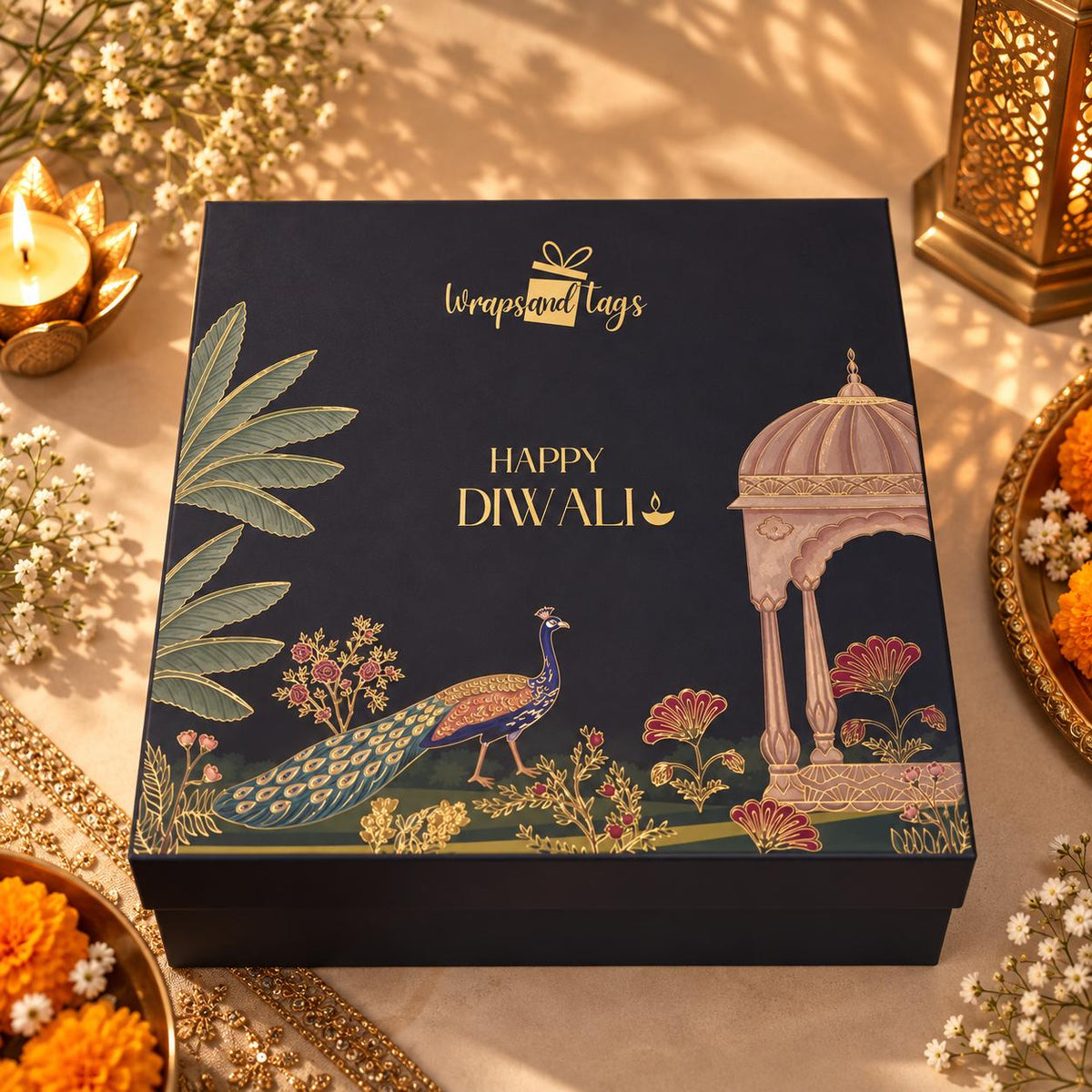 The Royal Peacock Diwali Box