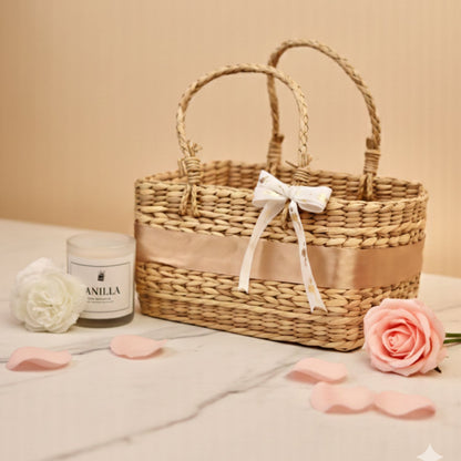 Woven Cane Basket