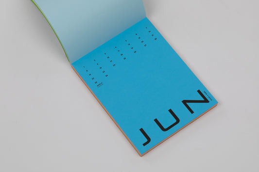 Color Notepad Calendar 2025