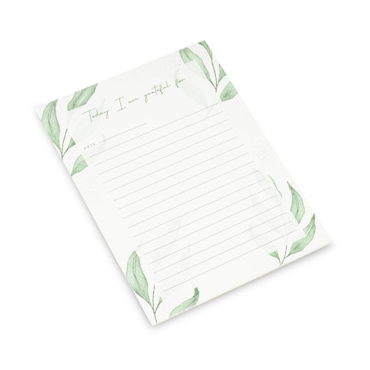 Green Gratitude Notepad Planners
