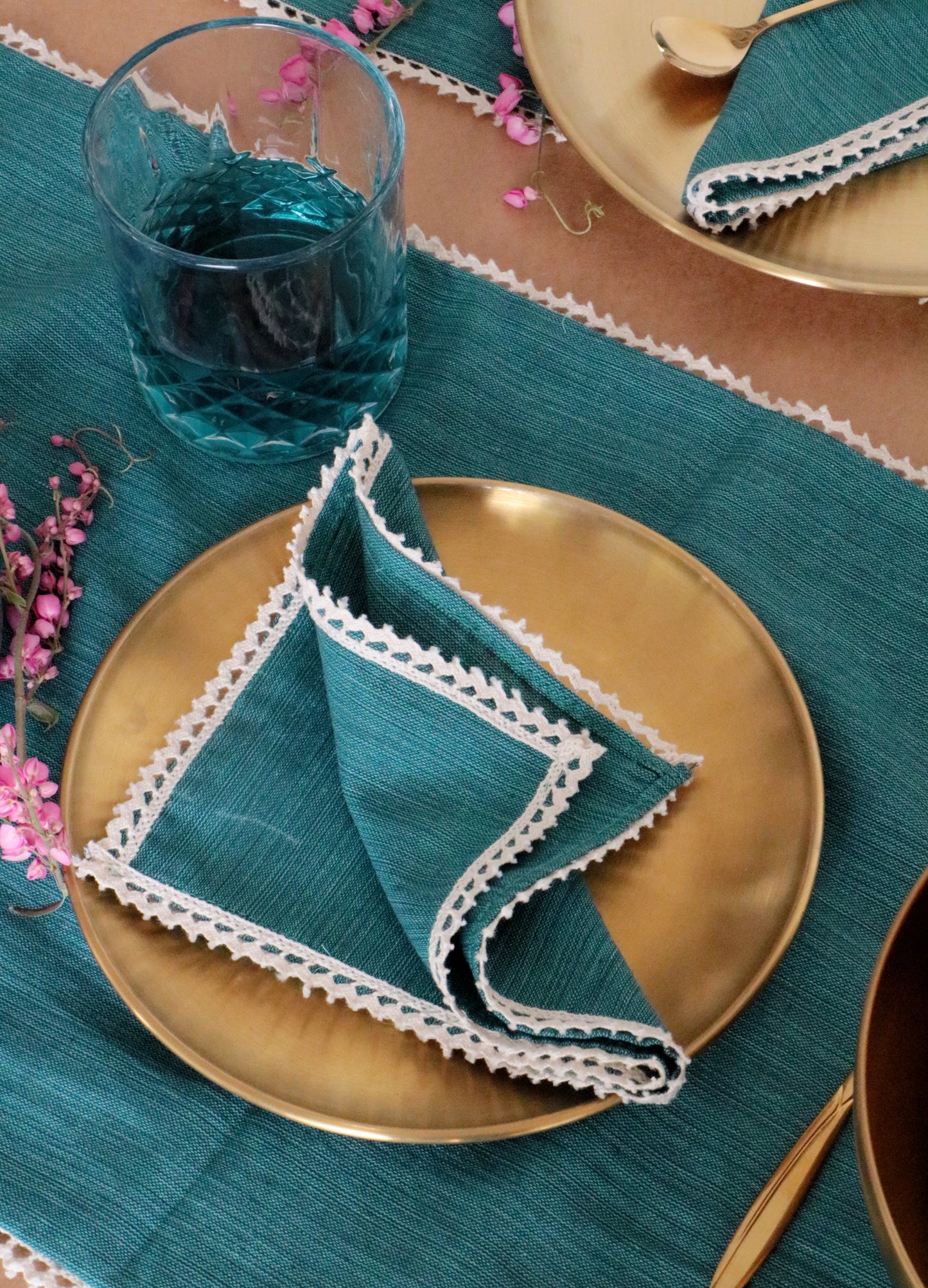 French Flax Table Linen Set : Wedding Favors | House Warming | Soiree | Home (set of 6)
