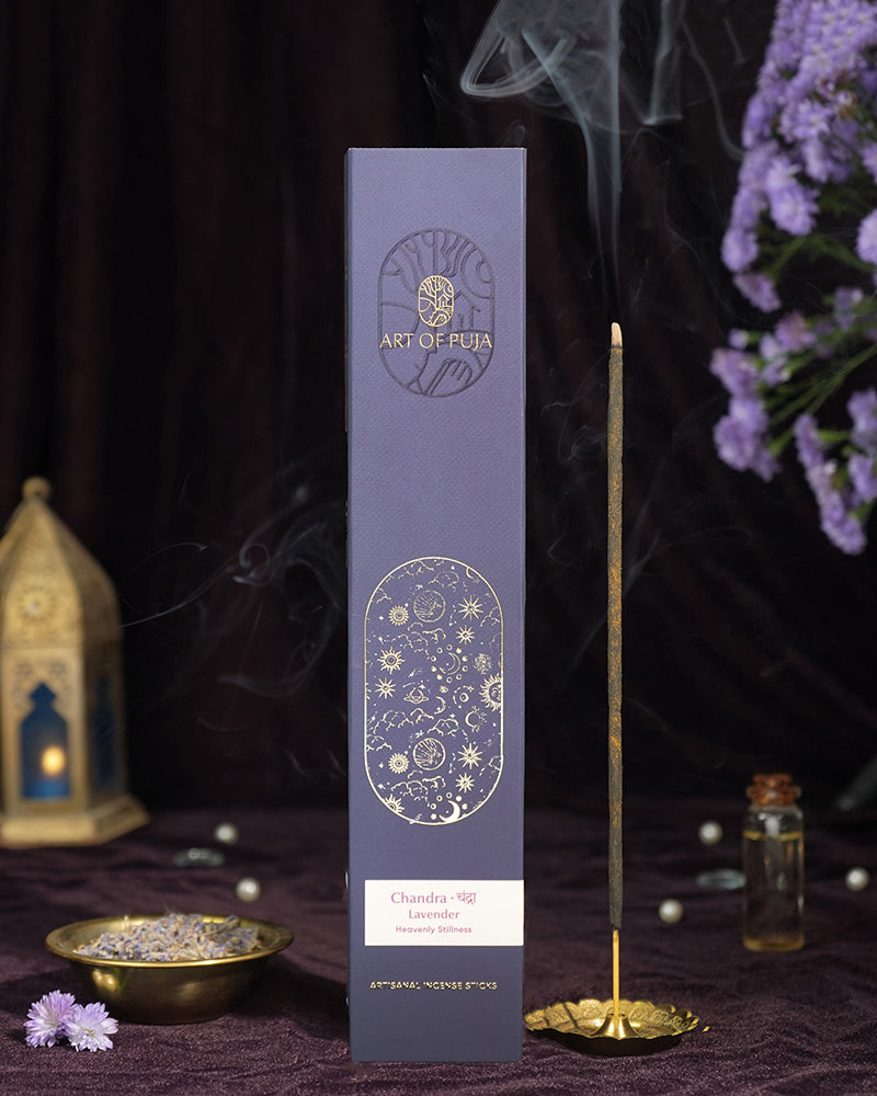 Lavender Artisanal Incense Sticks | Chandra चंद्रा