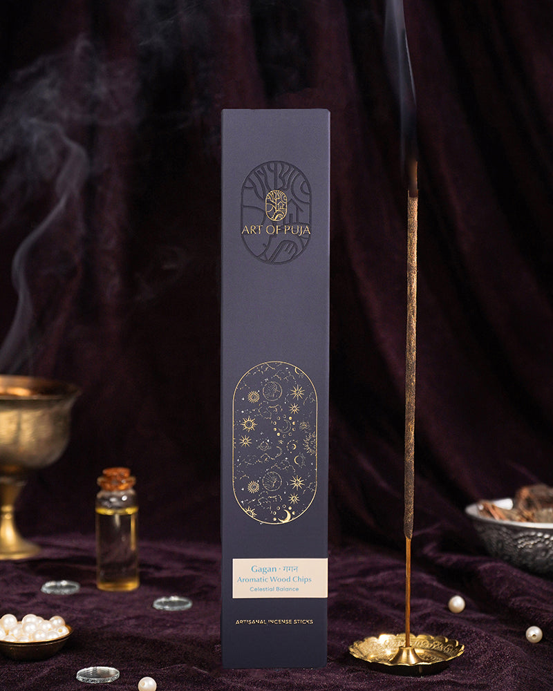Aromatic Wood Chips Artisanal Incense Sticks |Bakhoor | Gagan गगन