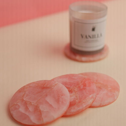 Rose Quartz Coasters