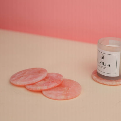Rose Quartz Coasters
