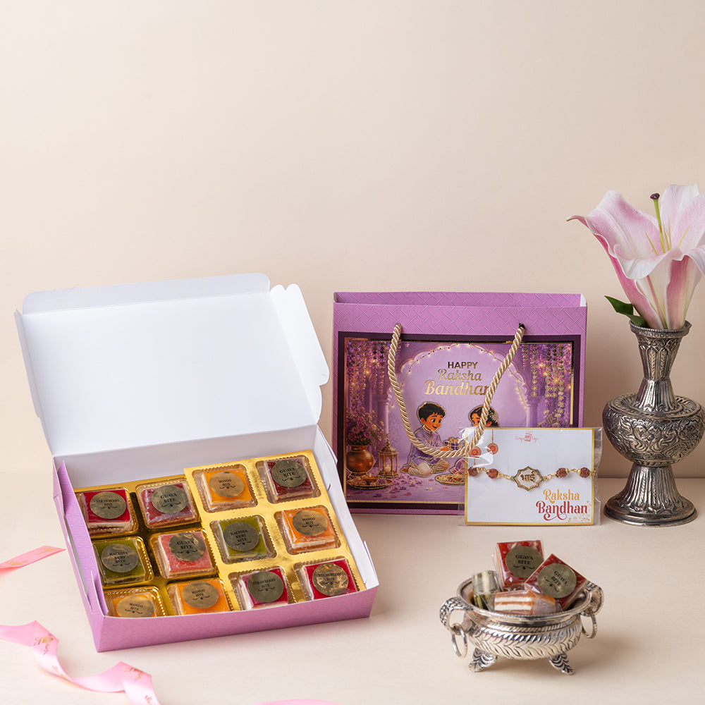Lilac Bites Rakhi Box