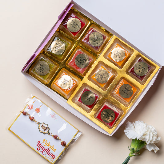 Lilac Bites Rakhi Box