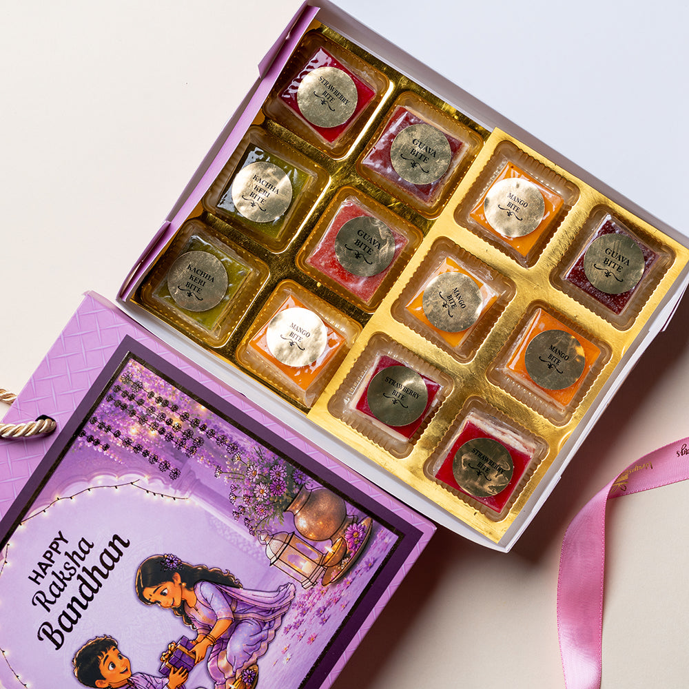 Lilac Bites Rakhi Box