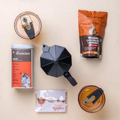 Bro's Brew Rakhi Basket