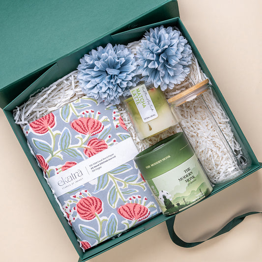 Matcha Meadow Rakhi Box